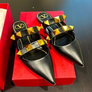 Valentino Garavani Mule Nero Size 40